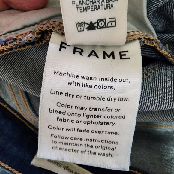 FRAME Le High Skinny Jeans - Distressed Medium Wash - 31 (12) - Picture 5 of 7